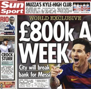 messi sun