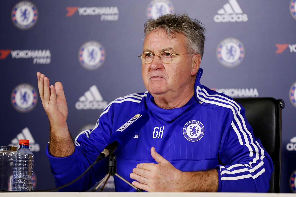 Chelsea - Guus Hiddink Press Conference