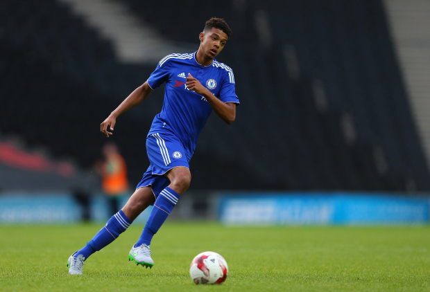 MILTON KEYNES, ENGLAND - AUGUST 03: Jake Clarke-Salter of Chelsea during the pre-season friendly between MK Dons and a Chelsea XI at Stadium mk on August 3, 2015 in Milton Keynes, England. (Photo by Catherine Ivill - AMA/Getty Images)