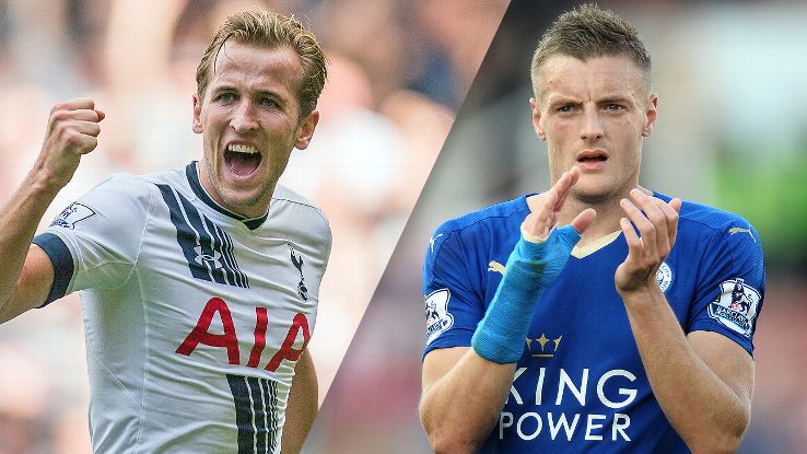Kane Vardy Inghilterra Tottenham Leicester