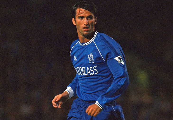 Football - Chelsea v Arsenal - FA Premier League - 6/9/01 Mandatory Credit : Action Images / Roy Bearsdworth Christian Panucci - Chelsea