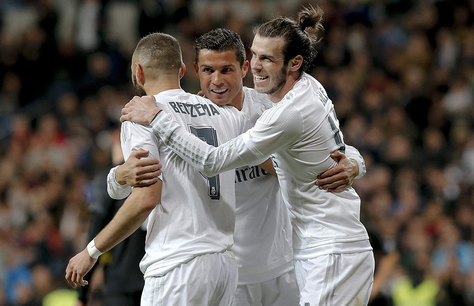 real madrid bale ronaldo benzema
