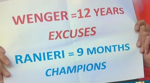 Arsenal Wenger Ranieri Leicester