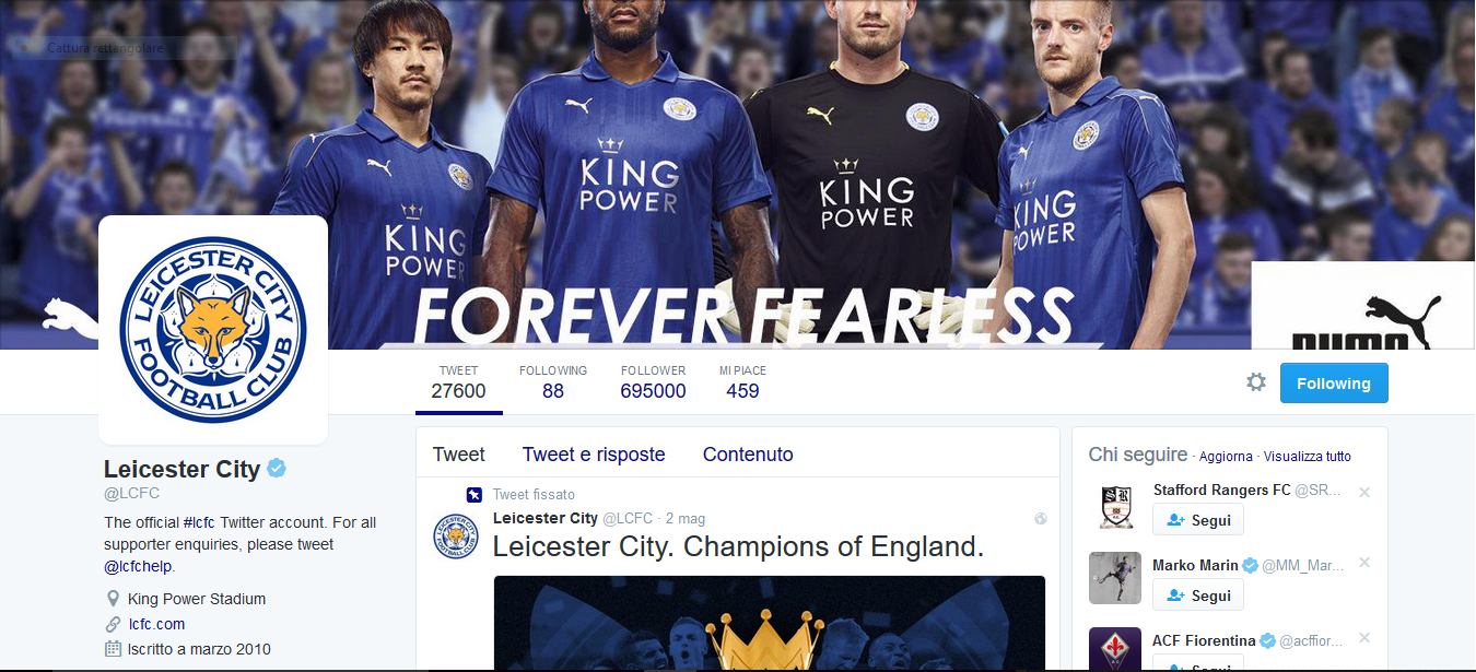 Leicester Twitter