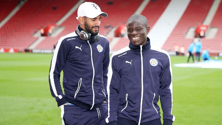 Mahrez e Kanté