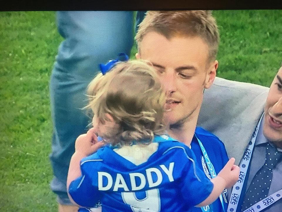 Vardy e figlia