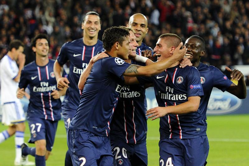 Paris Saint Germain Verratti Ibrahimovic Pastore