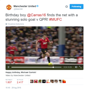 Carrick (auguri Man Utd Twitter)