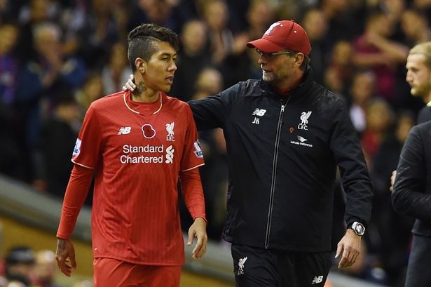 Roberto Firmino Jurgen Klopp